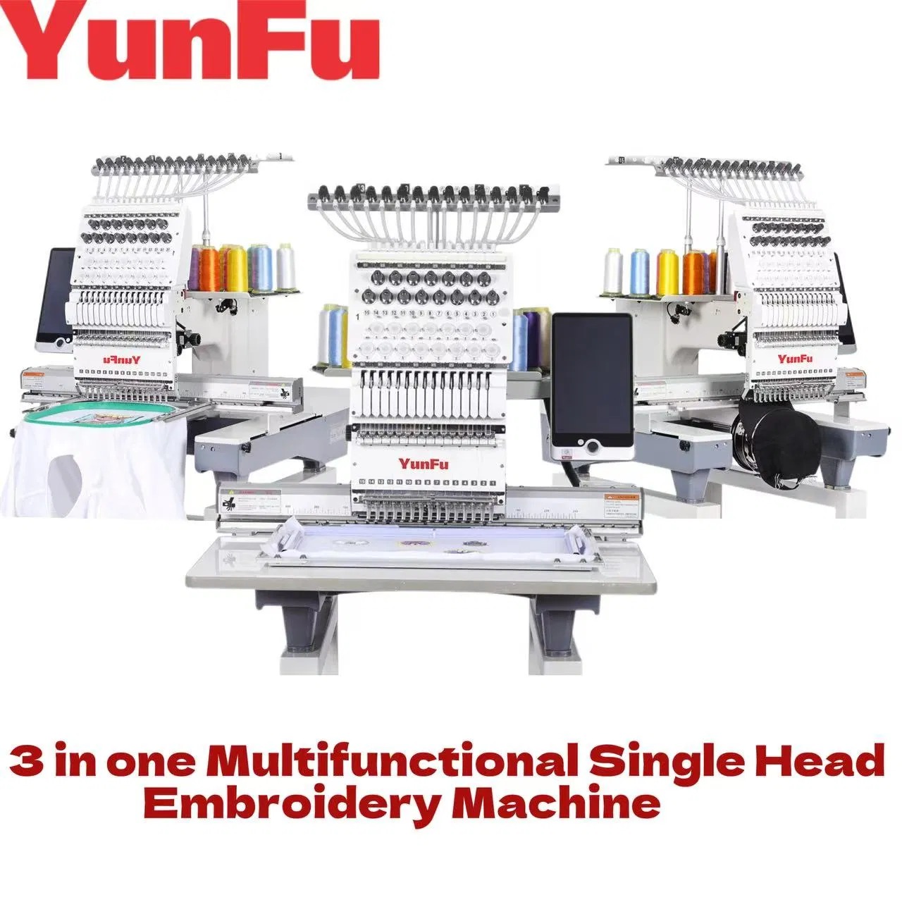 3 In 1 Embroidery Machine Auto - Commercial Embroidery Machine review and price